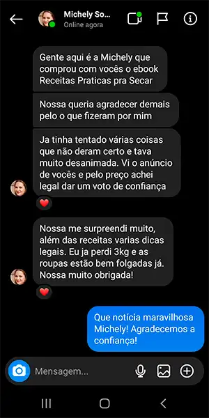 Depoimento Michely